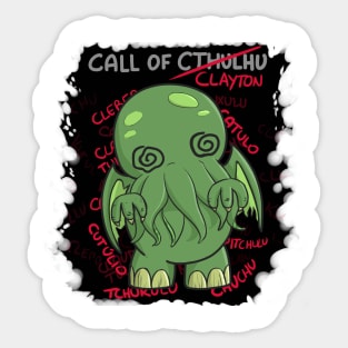 Cthulhu....? Sticker